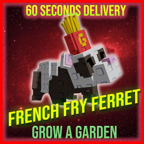 French Fry Ferret Grow a Garden Pets