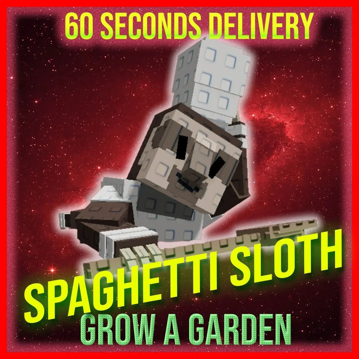 Spaghetti Sloth Grow a Garden Pets